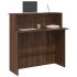 Birou de recepție alb 100x50x103,5 cm din lemn prelucrat GartenMobel Dekor