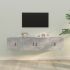 Set comodă TV, 3 piese, alb, lemn prelucrat GartenMobel Dekor