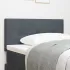 Tăblie cap Pe perete cu headboard Manual Negru 80 cm Catifea GartenMobel Dekor