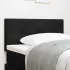 Tăblie cap Pe perete cu headboard Manual Negru 200 cm Catifea GartenMobel Dekor