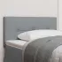 Tăblie cap cu headboard Manual Gri deschis 90 cm țesătură GartenMobel Dekor