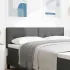 Tăblie cap cu headboard Manual Negru 160 cm țesătură GartenMobel Dekor