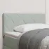 Tăblie cap Pe perete Geometric cu headboard Roz 100 cm Catifea GartenMobel Dekor