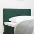 Tăblie cap Pe perete Geometric Manual Gri închis 80 cm Catifea GartenMobel Dekor