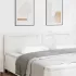 Tăblie cap Pe perete cu headboard Manual Alb 100 cm PVC GartenMobel Dekor