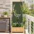 Panou Decorativ de Grădină Argintiu 50 x 140 cm Oțel inoxidabil GartenMobel Dekor
