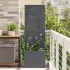 Ghiveci de Grădină cu Panou Decorativ Ruginit 50 x 140 cm GartenMobel Dekor