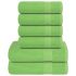 Set prosoape 6 piese alb 360 g/m² 100% bumbac GartenMobel Dekor