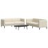 Set de canapele, 2 piese, gri închis, material textil GartenMobel Dekor