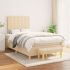 Pat box spring cu saltea, albastru, 120x200 cm, textil GartenMobel Dekor