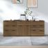 Servante, 3 piese, alb, lemn prelucrat GartenMobel Dekor
