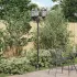Stâlp de lumină pentru grădină Verde închis Aluminiu, Sticlă GartenMobel Dekor