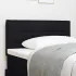 Tăblie cap cu headboard Negru 144 cm Piele artificială GartenMobel Dekor