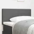 Tăblie cap cu headboard Gri închis 90 cm Țesătură cu dungi GartenMobel Dekor