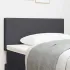 Tăblie cap cu headboard Gri închis 90 cm Țesătură cu dungi GartenMobel Dekor