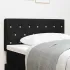 Tăblie din Catifea Argyle cu headboard Gri închis 90 cm Catifea GartenMobel Dekor