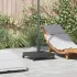 Baze pentru umbrele de exterior Lemn de culoare închisă GartenMobel Dekor