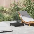 Baze pentru umbrele de exterior Lemn de culoare închisă GartenMobel Dekor
