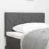 Tăblie cap cu headboard Negru 200 cm Piele artificială GartenMobel Dekor
