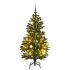 Brad Crăciun artificial articulat cu 150 LED-uri/globuri 120 cm GartenMobel Dekor