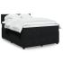 Pat box spring cu saltea, negru, 180x200 cm, catifea GartenMobel Dekor