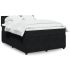 Pat box spring cu saltea, negru, 160x200 cm, catifea GartenMobel Dekor