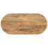 Blat de masă oval, 100x50x2,5 cm, lemn masiv de acacia GartenMobel Dekor
