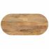 Blat de masă oval, 120x60x2,5 cm, lemn masiv mango brut GartenMobel Dekor