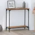 Masă de consolă cu raft stejar artizanal 75 x 30.5 x 75 cm GartenMobel Dekor