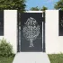 Poartă pentru grădină, antracit, 105x205 cm, oțel, design copac GartenMobel Dekor