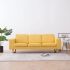Canapea cu 3 locuri, gri deschis, material textil  GartenMobel Dekor