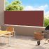 Copertină laterală retractabilă de terasă, maro, 100 x 300 cm GartenMobel Dekor