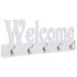 Cuier de perete WELCOME, gri, 74 x 29,5 cm  GartenMobel Dekor