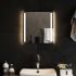 Oglinda de baie cu LED, 60x60 cm GartenMobel Dekor