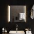 Oglinda de baie cu LED, 60x60 cm GartenMobel Dekor