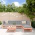 Set mobilier de grădină cu perne, 7 piese, lemn masiv GartenMobel Dekor