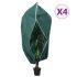 Huse de plante din fleece cu fermoar 2 buc. 70 g/m² 3,14x2,5 m GartenMobel Dekor