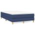 Pat box spring cu saltea, gri închis, 120x190 cm, textil GartenMobel Dekor