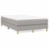 Pat box spring cu saltea, gri închis, 120x190 cm, textil GartenMobel Dekor