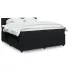 Pat box spring cu saltea, roz, 200x200 cm, catifea GartenMobel Dekor