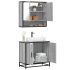 Set mobilier de baie, 2 piese, stejar sonoma, lemn prelucrat GartenMobel Dekor