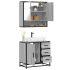 Set mobilier de baie, 2 piese, stejar sonoma, lemn prelucrat GartenMobel Dekor