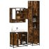 Set mobilier de baie, 3 piese, stejar sonoma, lemn prelucrat GartenMobel Dekor