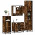 Set de mobilier de baie din 4 piese din lemn de stejar Sonoma GartenMobel Dekor