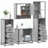 Set de mobilier de baie din 4 piese din lemn de stejar Sonoma GartenMobel Dekor
