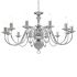 Candelabru antichizat, negru, 12 becuri E14 GartenMobel Dekor