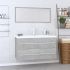 Set mobilier de baie, 3 piese, stejar sonoma GartenMobel Dekor