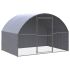 Coteț de găini pentru exterior, 3x8x2 m, oțel zincat GartenMobel Dekor