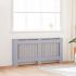 Capac pentru radiator 2 pcs Gri 172 x 19 x 81.5 cm GartenMobel Dekor