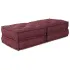 Pernă 2 pcs Roșu 70 x 70 x 36 cm Poliester GartenMobel Dekor